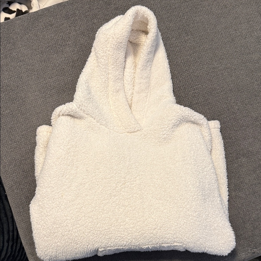 Gilly Hicks Cream Sherpa Jacket